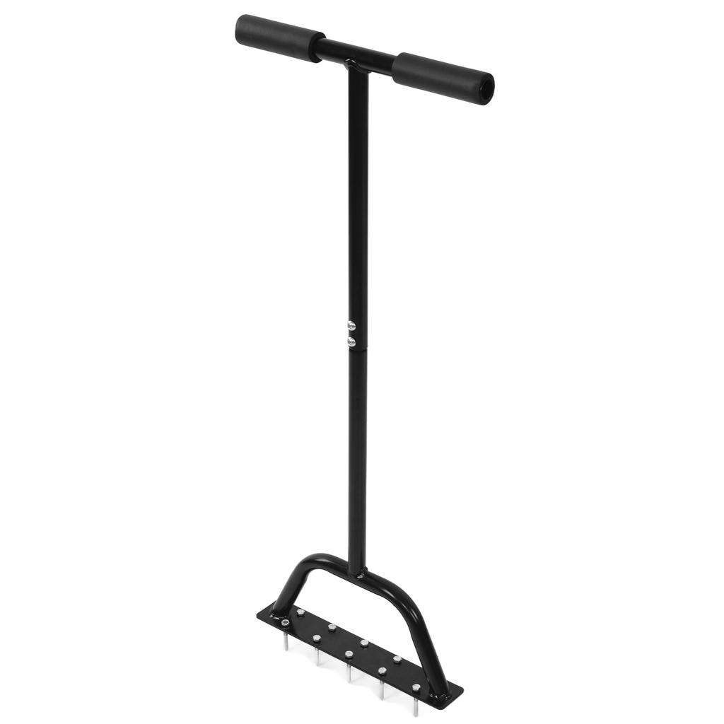 Ручной аэратор Аэратор для газона Углеродистая сталь Прочный Эффект рыхления почвы Утолщенная Расширенная педаль Сад