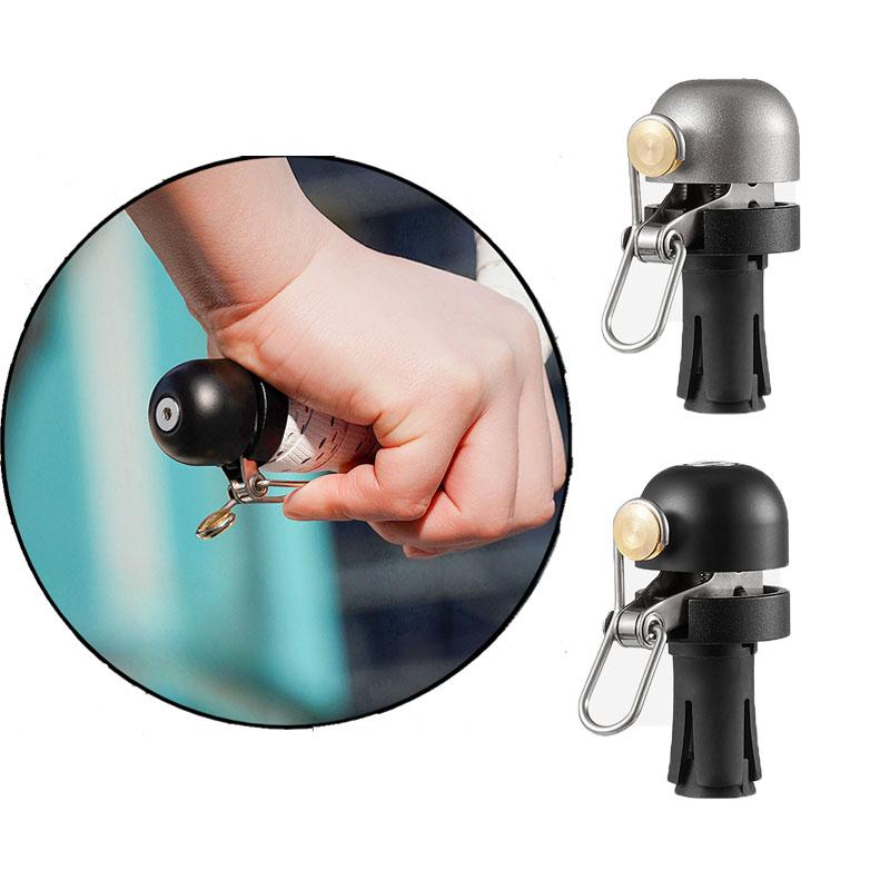 1/2pcs New Bicycle Bell Super Loud MTB Mountain Bike Safety Warning Alarm Bicycle Handlebar Plug Horn Riding Cycling Accessories