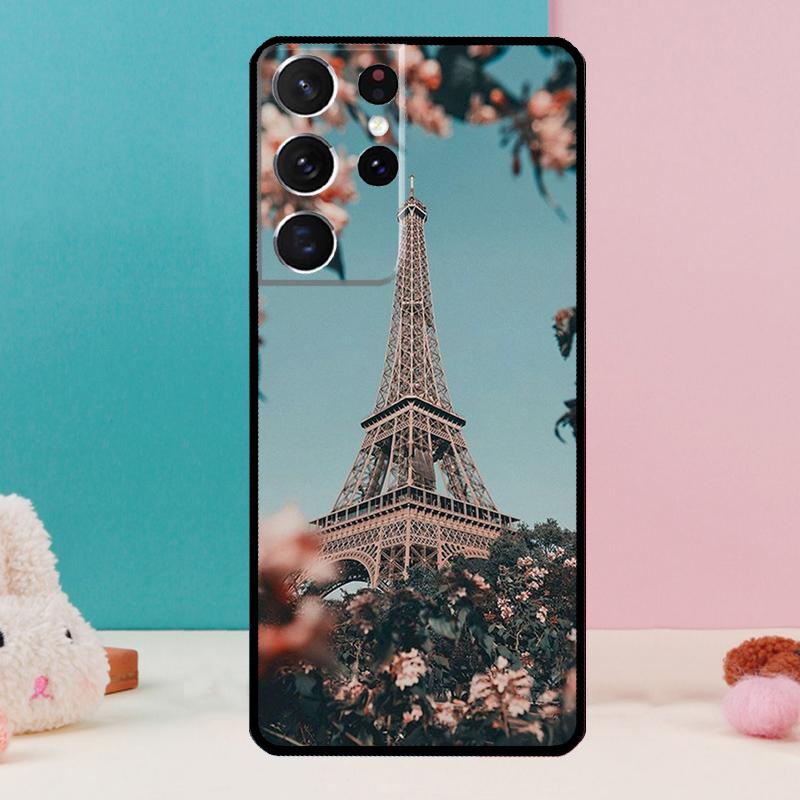 France Eiffel Tower In Paris Phone Case For Samsung Galaxy S25 S24 S23 S22 S21 Ultra S9 S10 S20 Plus S24 FE Funda Cover