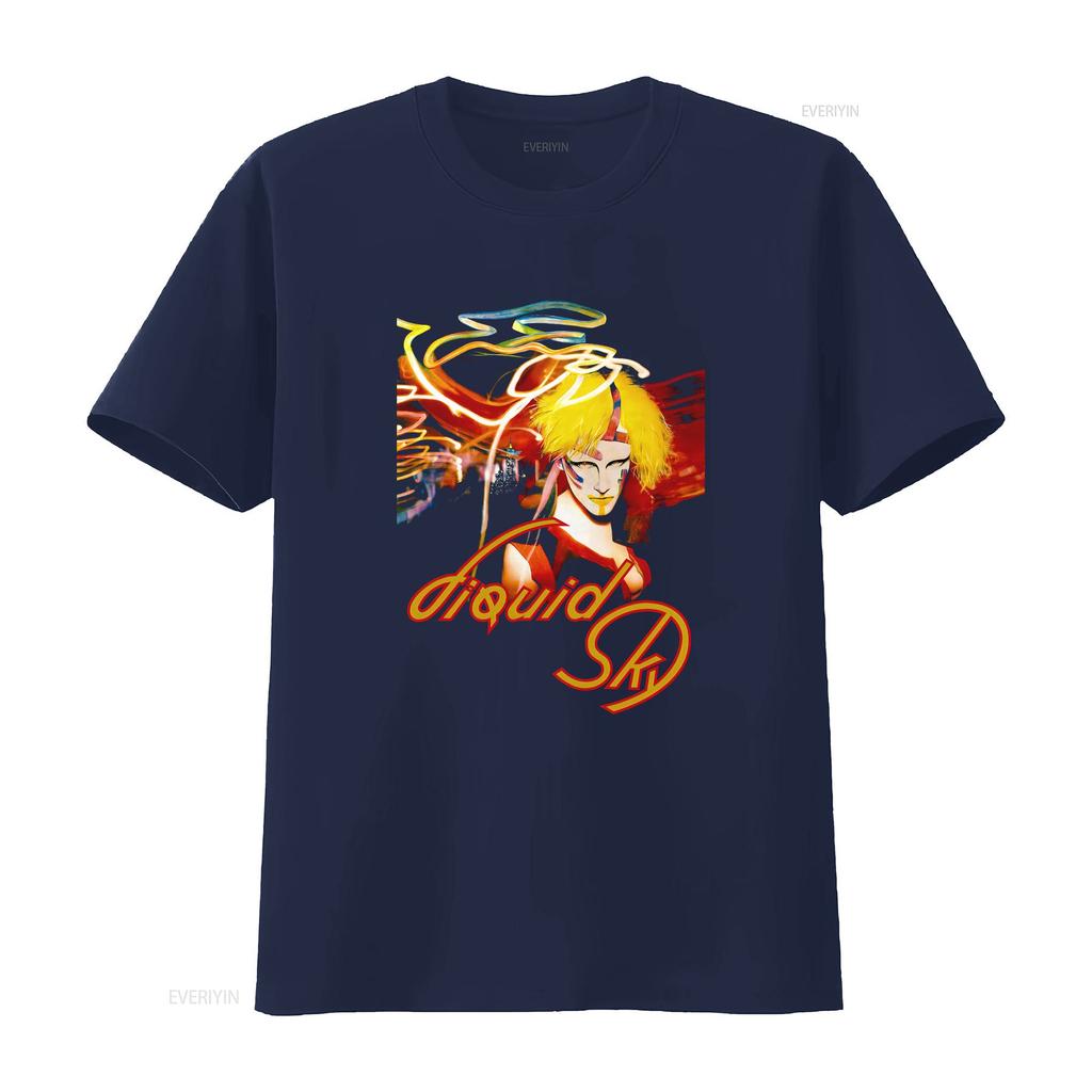 Retro Liquid Sky 1982 Movie T Shirt Perfect Everyday Wear All Size S 4xl Vintage Washed Stylish Stretched Streetwear Homme Soft