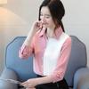 Office Lady Solid Color Blouses Button Turn-down Collar Simple Loose Shirts Tops Women Spring Grace Trend Clothing Plus Size