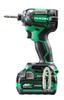 HiKOKI 18V Аккумуляторный ударный шуруповерт WH18DC Агрессивный Первый Ремонт Включает Зарядное устройство и Кейс (XPZ), Зеленый, Гарантия,