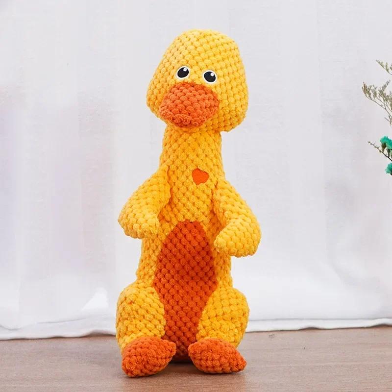 Писклявые игрушки для домашних животных для средних и больших собак, плюшевые игрушки для жевания в виде щенков для больших собак, аксессуары для собак в форме животных, львы, динозавры, товары для домашних животных