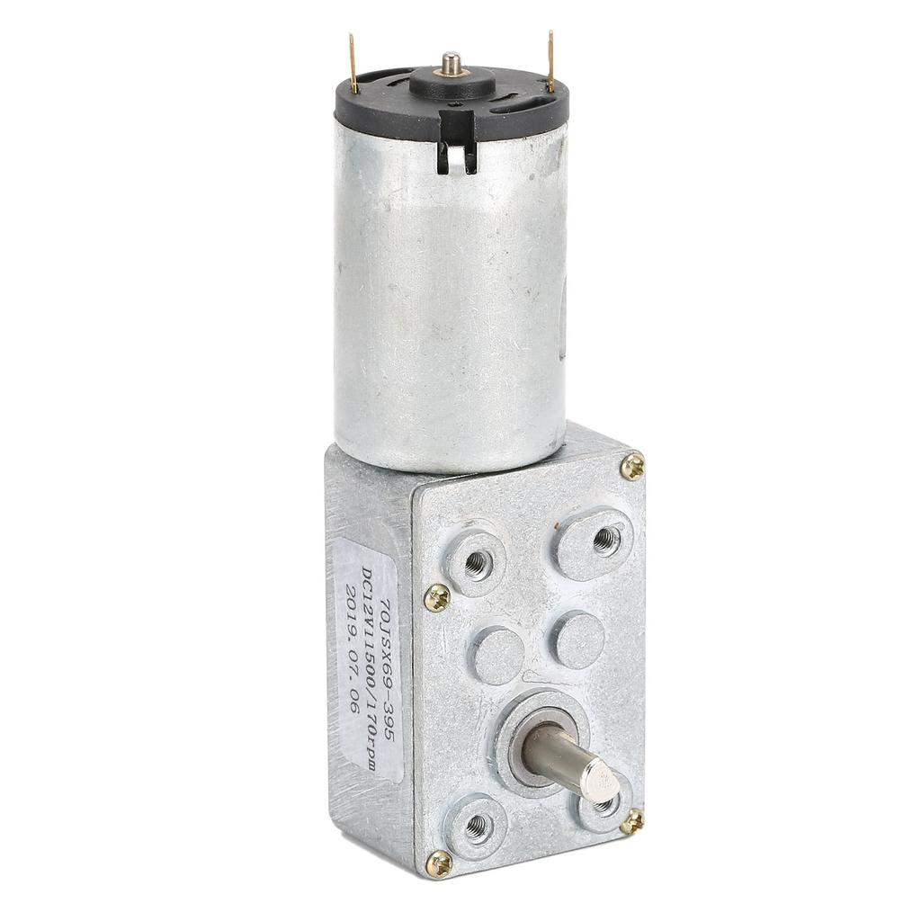 70JSX69‑395 Червячный мотор-редуктор DC12V 170 об/мин Высокомоментный турбинный мотор-редуктор
