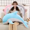 1pc 160CM Big Size Kawaii Dolphin Plush Toys Lovely Stuffed Soft Animal Pillow Dolls for Children Girls Sleeping Cushion Gift