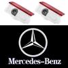 For Mercedes Benz A C E GLC GLA GLE GLB Class W177 W205 W212 W213 X253 X156 W166 X247 2pcs Car door welcome light logo Emblem UE1