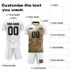 Men’s Short Sleeve Sports Jersey and Shorts Set Breathable -Wicking Quick Dry Athletic Uniform for Team Training DIY Custom Design