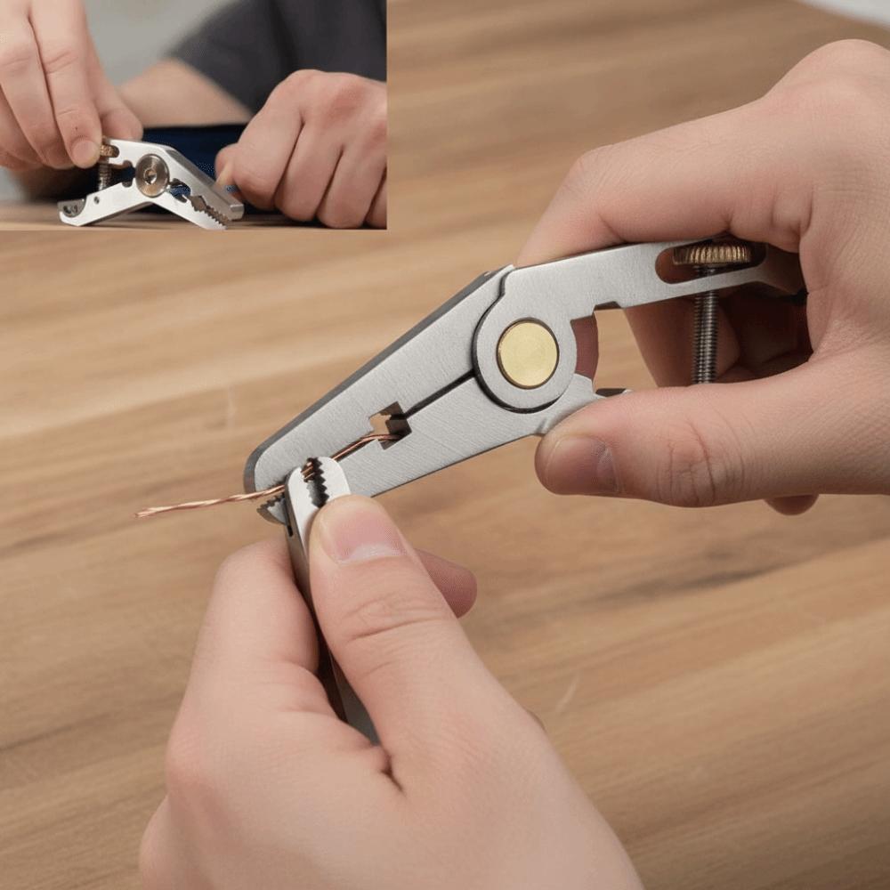 Pliers Wire Cutters Parallel Wrench Electrical Disconnect Pliers Cap Opener Pocket Carrying