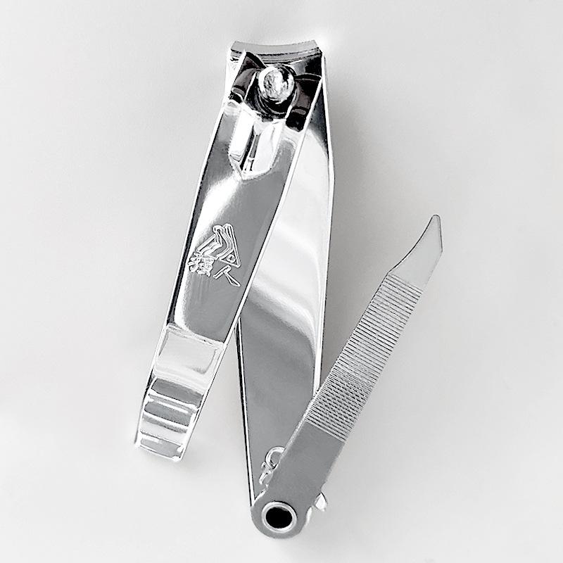 Прочные мужские кусачки для ногтей из нержавеющей стали, большие, плоские, со скошенной кромкой