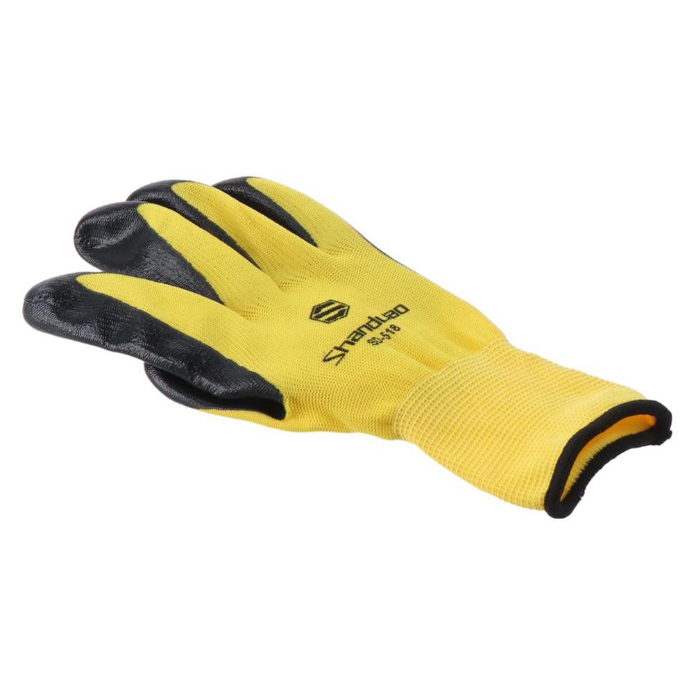 1 пара черных защитных перчаток для сварки из коровьей кожи, прочные кожаные принадлежности для пайки и готовки