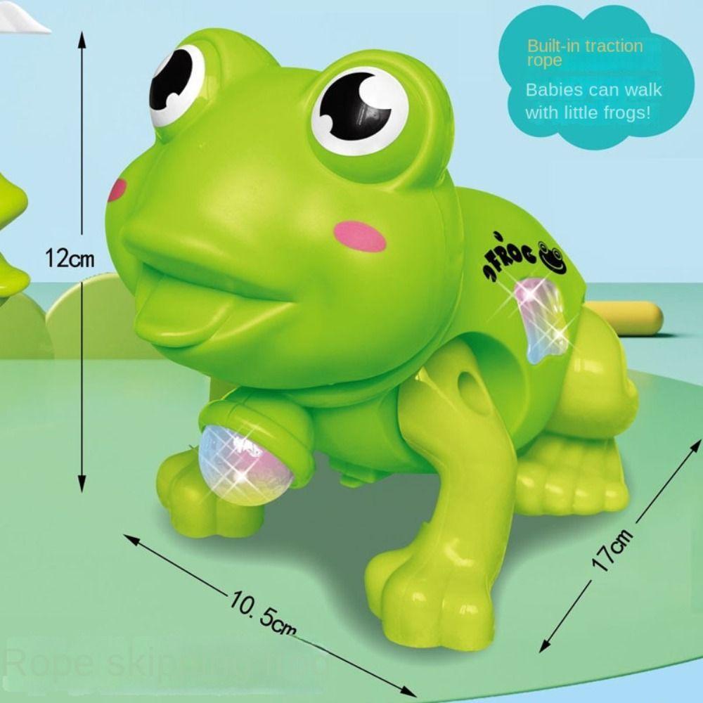 Electric Music Projection Educational Toys Educational Electric Pull Rope Frog Toys Children Toys