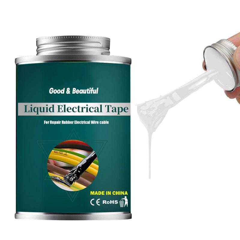Liquid Electrical Tape 50ml Insulating Paste for Wire Repair High Temperature Resistant Fast Drying Adhesive for Automotive Electrical Connections