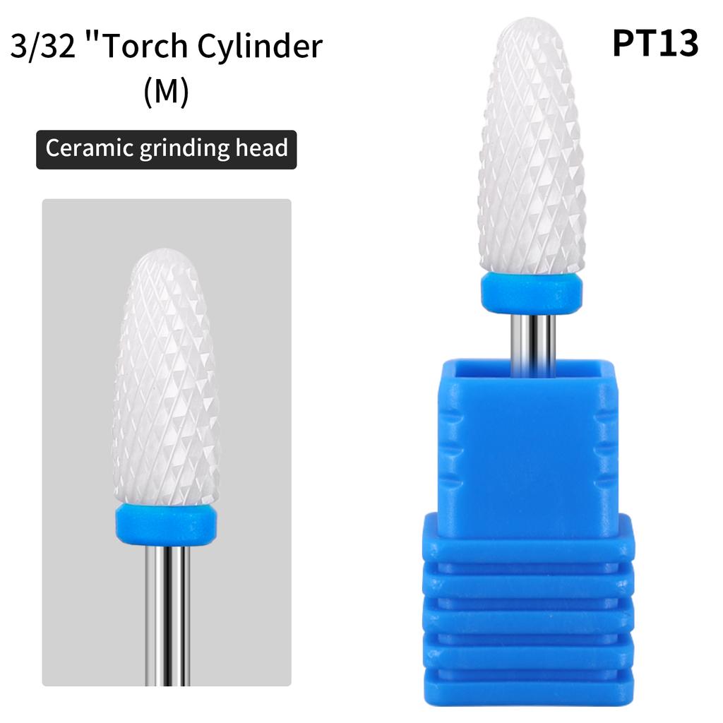 25 Type Ceramic Milling Cutter Nail Drill Bit Electric Manicure Drills Pedicure Mill Bits Machine Files Nail Art Tools Equipment