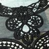 DIY Вышивка Кружева Полый Круглый вырез Воротник Отделка одежды Швейная аппликация