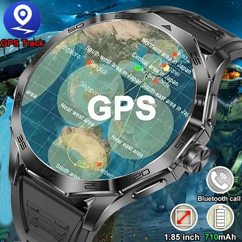 2024 Новые GPS-трекерные умные часы для мужчин с Bluetooth-звонком, спортивный браслет, фитнес-часы с полным сенсорным экраном, умные часы для мужчин