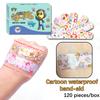 120Pcs/Box Cartoon Medische Patch Waterproof Breathable Self Adhesive Bandage Cute Animal Patterns Kids Hemostatische Patch