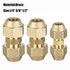 Прямой удлинительный патрубок 1/2" 1/4" 3/8" с накидными гайками Медные соединители Раструбные фитинги