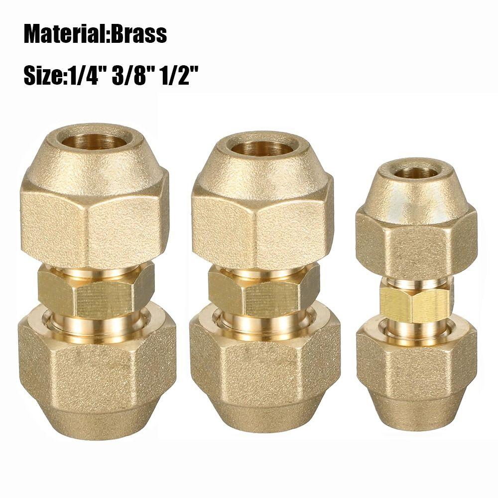 Прямой удлинительный патрубок 1/2" 1/4" 3/8" с накидными гайками Медные соединители Раструбные фитинги