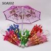 Mini Kids Gift Toys Dolls New Lace Umbrella Sunshade Doll Accessories Embroidered Umbrellas