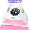 DianaBeauty 90LEDS LED UV Nail Lamp Dryer For Nails 380W Gel Polish Drying Lamp With 4 Timer Setting Auto Sensor Manicure Lamp