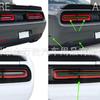 Комплект светоотражающей пленки для Dodge Challenger 2015-2022: Задний фонарь, Боковой шильдик, Накладки на зеркала