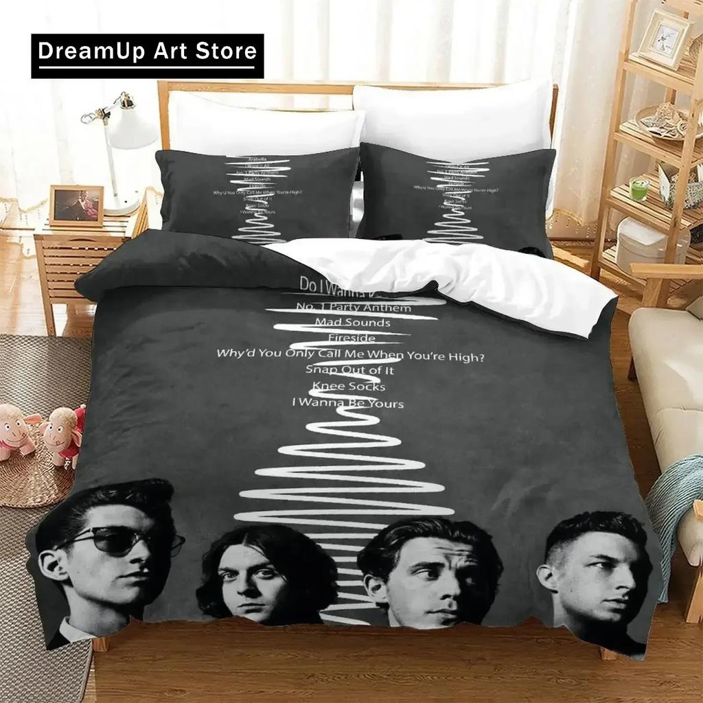 Новый комплект постельного белья Arctic Monkeys Single Twin Full Queen King Size Bed Set Aldult Kid Bedroom Duvet cover Sets 3D Printed Bed Sheet