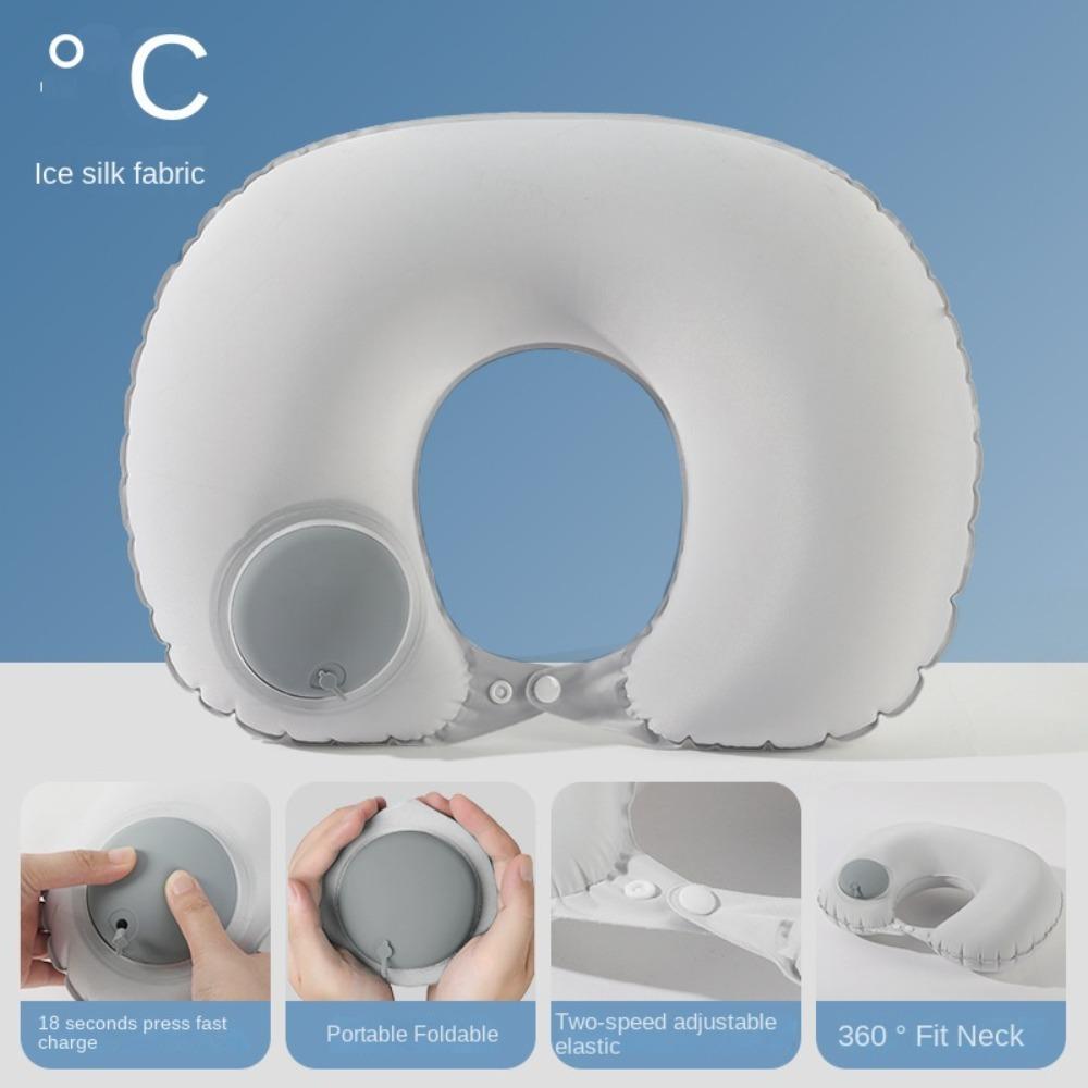 Увеличенная подушка для шеи, поддерживающая голову, подушка для самолета, прочная U-образная подушка для путешествий