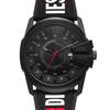 Diesel Мужские часы Master Chief из нержавеющей стали Quartz One Master Chief, черные/красные, размер
