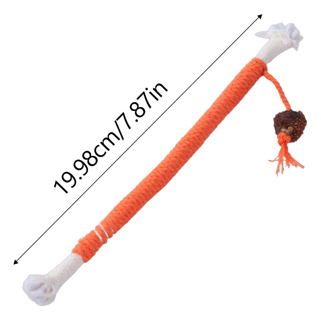 Кошки Собаки Игрушка из хлопковой веревки для агрессивного жевания Игрушка-прорезыватель для обучения чистке зубов Скрежетание зубами Интерактивная игрушка
