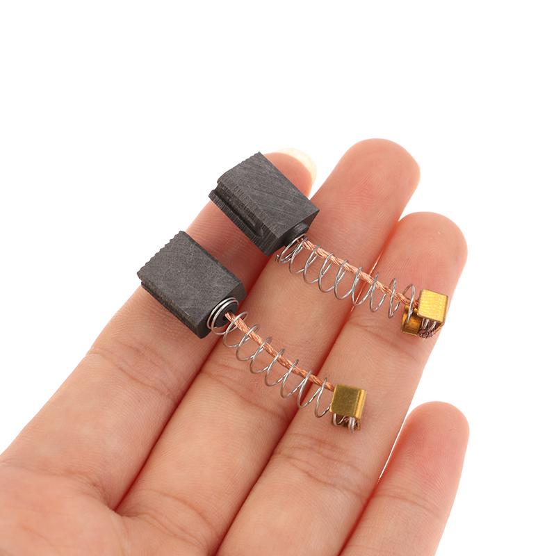 2 ШТ. Для Parkside PBH 1500 A1 6x10x14 мм Угольные щетки Угольки двигателя Шлифовальный уголь Угольные щетки двигателя Замена Угольный двигатель