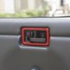 Декоративная рамка-крышка внутренней ручки двери 2 шт. Для Jeep Wrangler TJ 1997-2006 Ярко-красный