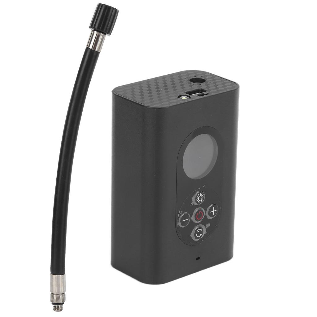 Электрический воздушный насос Портативный беспроводной USB перезаряжаемый умный насос высокого давления с ЖК-дисплеем светодиодной подсветкой