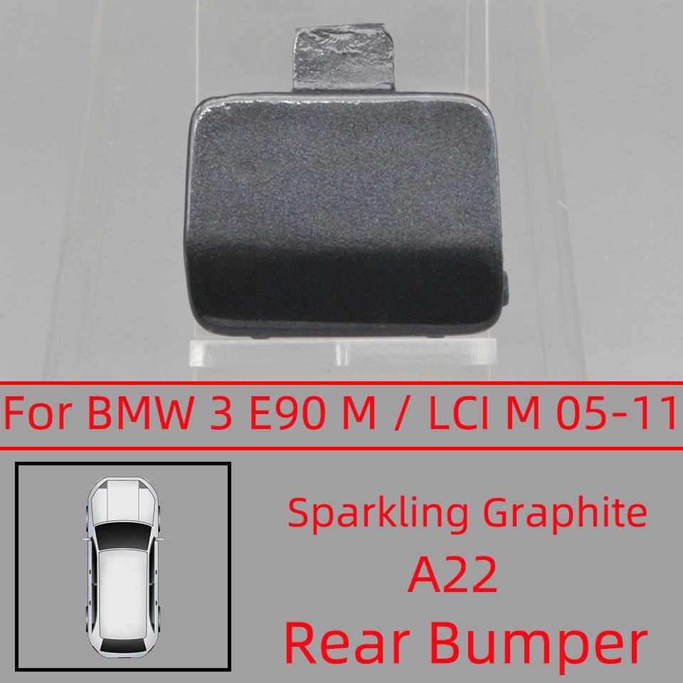 Rear Bumper Tow Hook Eye Cover Cap For BMW 3 E90 2005 2006 2007 2008 2009 2010 2011 M SPORT 51128041134 Towing Hauling Trim Lid