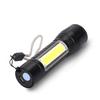 Waterproof Portable COB LED Tactical USB Portable Flashlight Strong Light High-power Rechargeable Zoom Outdoor LED Flashlight