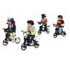 4 In 1 New Hot Dolls Bicycle Bike Brickheadz Building Blocks Set Strangers Things Bricks Toys for Children Kid Halloween Gift
