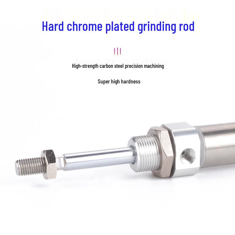 AIRTAC Stainless Steel Mini Air Cylinder CN plug (adapter included)