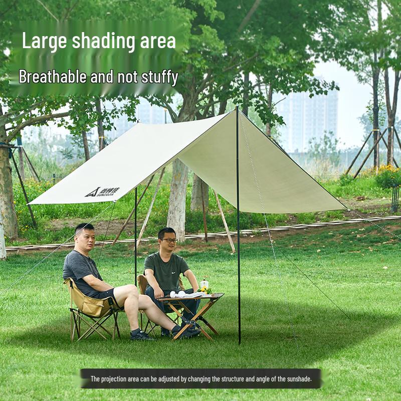 Suncojia Silver Coated Canopy Tarp