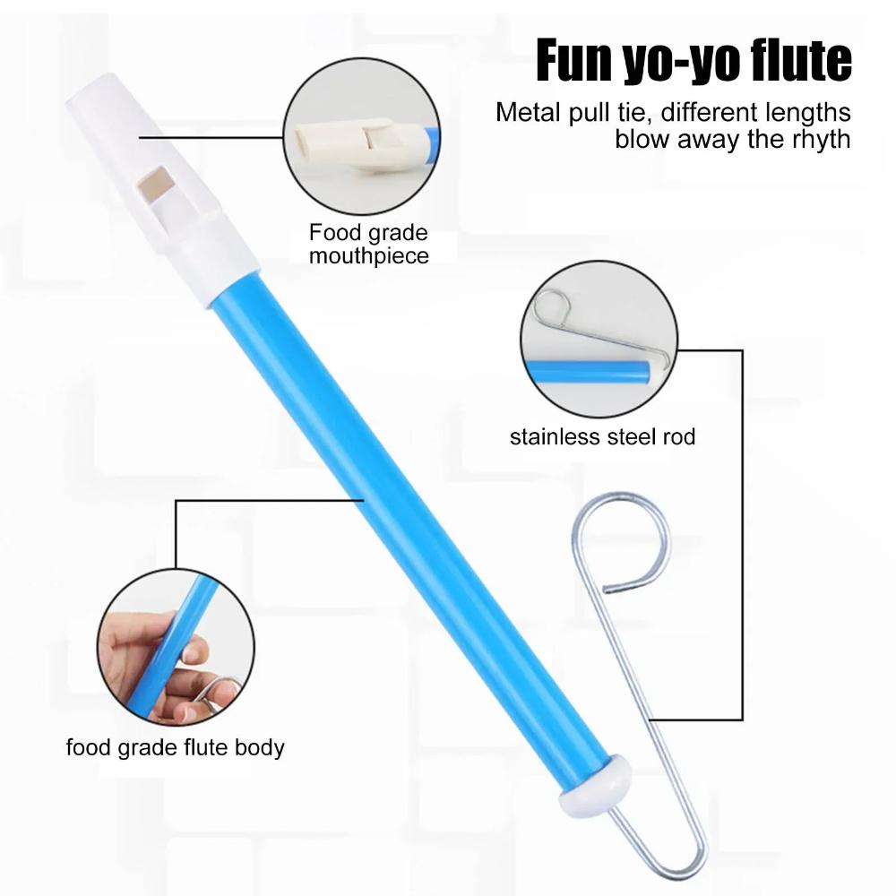 1PC Musical Instrument Slide Whistle Toy Blowing Flute Children Classic Musical Toys for Kids Funny Gift Piccolo Flute