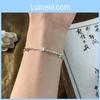 Trendy Silver Star Fragment Bracelet Elegant Beaded Design Perfect Gift For