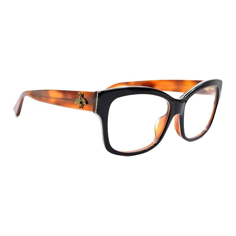 GUCCI Butterfly Prescription Glasses Women's (Unisex) Prescription Glasses GG0100OA 003