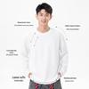 MINISO Men's Pure Cotton Long Sleeve Minimalist T-Shirt