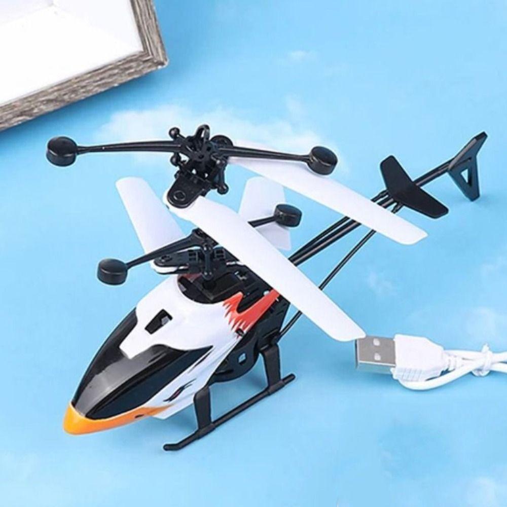 Plastic RC Helicopters White Yellow Black Drone Mini Remote Control Plane  Kids Adults