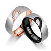 Hot Selling Heart-shaped Couple Ring Accessory Gift