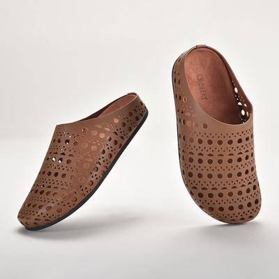 Ветер полые тапочки-мешки новые модные универсальные ленивые тапочки с одной педалью ретро женская обувь