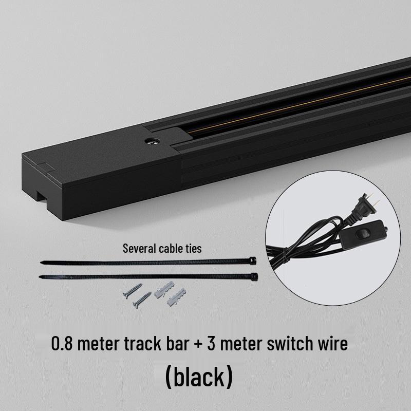 Медный рельсовый светодиодный прожектор для растений: Универсальный алюминиевый трековый светильник, 0,5 м рельс