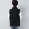 Spring Autumn Vest Women Casual Lined Sleeveless Jackets Basic Loose Waistcoat Lightweight