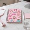 Healthcare Practitioner Journal Medical Themed Coil Notebook, Double Cover Design Thick Ink-proof Paper Nurse Spiral Notepad, Bound for Nursing