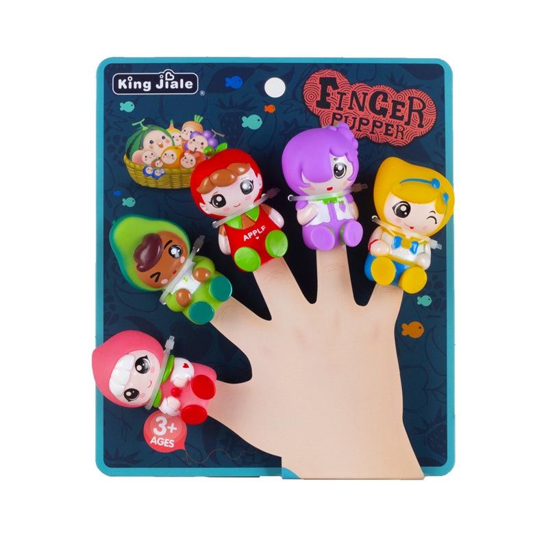 Soft Pvc Animal Finger Puppets For Early Education And Family Fun Halloween Pumpkin Monster