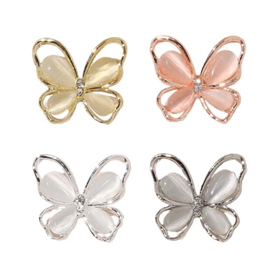 20 шт. украшения для ногтей изысканной формы потрясающий визуальный эффект красочные нежные украшения для ногтей в форме бабочки