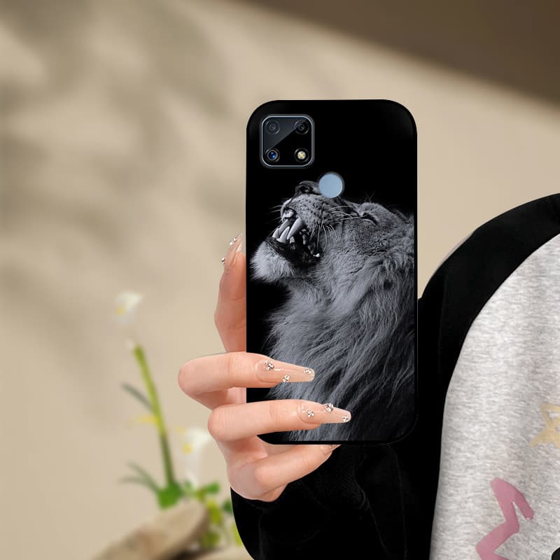 Silicone Phone Case For Realme C25s C25 Cover Painted Soft For Realme C25 C25S C21 C21Y C25Y Phone Case RealmeC25s C 25 s Funda